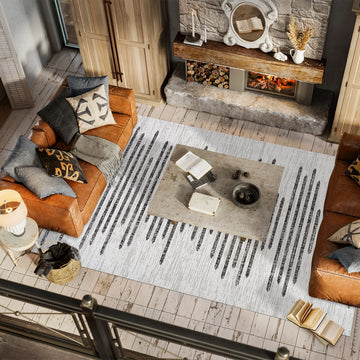 Zolak Berber Stripe Geometric Area Rug